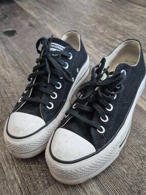 Platform Black Converse
